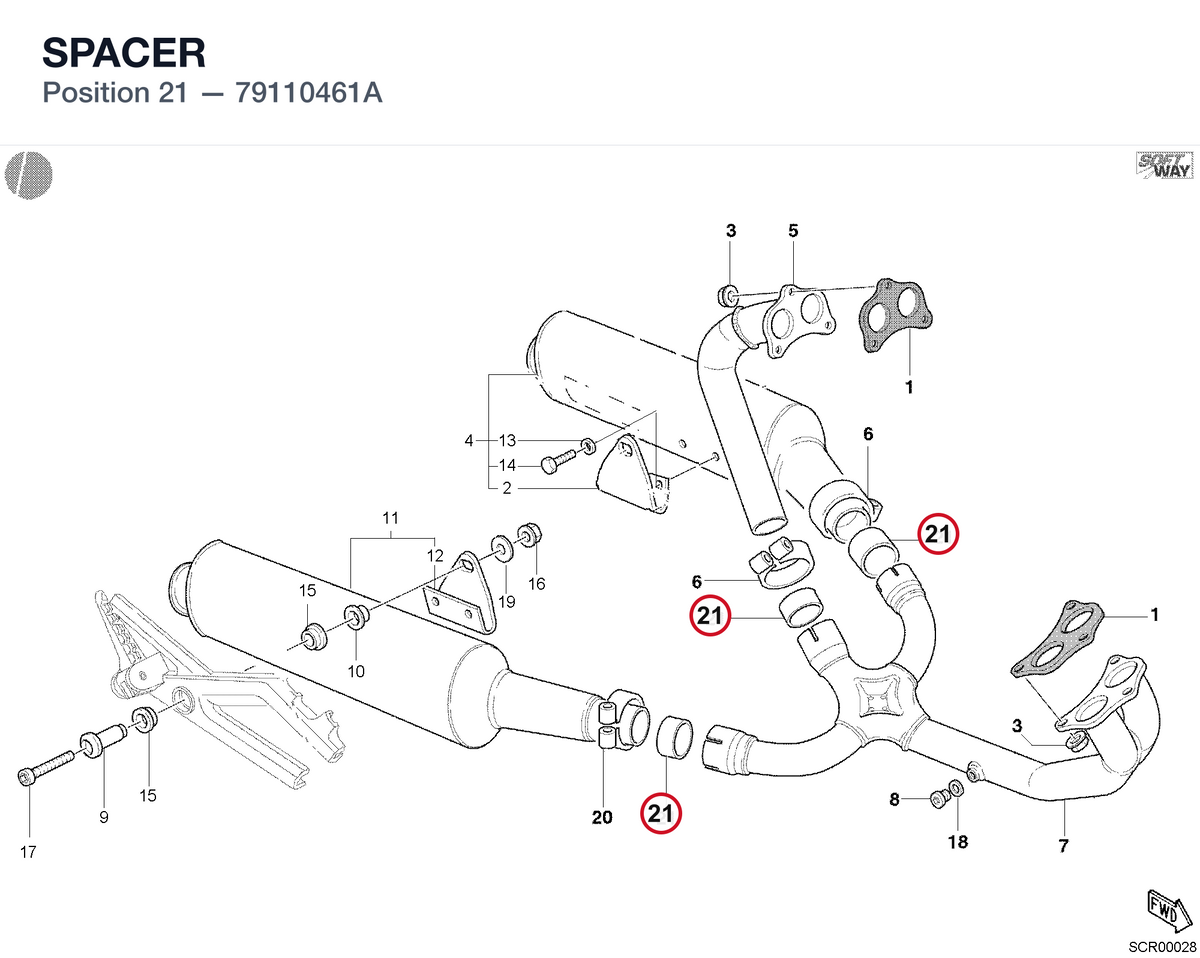 SPACER 79110461A diagram position