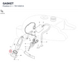 GASKET 79110501A diagram position