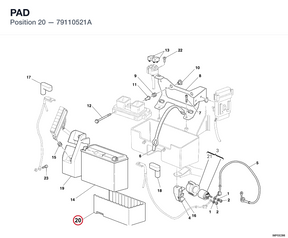PAD 79110521A diagram position