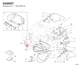 GASKET 79110611A diagram position