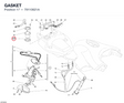 GASKET 79110621A diagram position