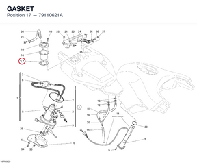 GASKET 79110621A diagram position