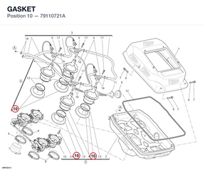 GASKET 79110721A diagram position