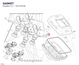 GASKET 79110731B diagram position