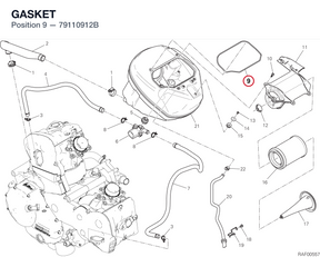 GASKET 79110912B diagram position
