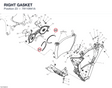 RIGHT GASKET 79110941A diagram position