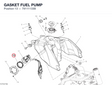 GASKET FUEL PUMP 79111133B diagram position