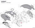 GASKET 79111351A diagram position
