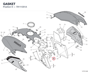 GASKET 79111351A diagram position