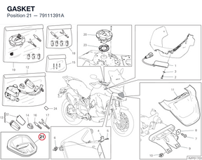 GASKET 79111391A diagram position