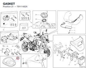 GASKET 79111482A diagram position