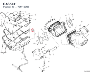 GASKET 79111621B diagram position
