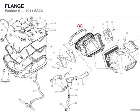 FLANGE 79111632A diagram position