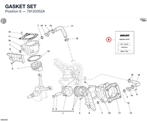 GASKET SET 79120352A diagram position