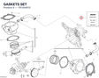 GASKETS SET 79120481D diagram position