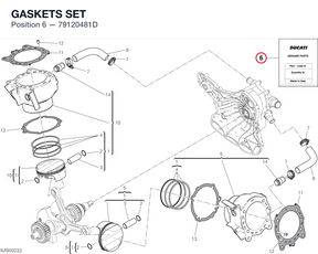 GASKETS SET 79120481D diagram position