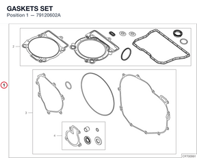 GASKETS SET 79120602A diagram position