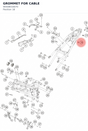 Diagram preview: GROMMET FOR CABLE (90508016070)
