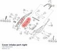 Diagram preview: Cover intake port right (C90706041050)