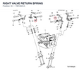 RIGHT VALVE RETURN SPRING