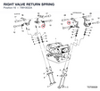 RIGHT VALVE RETURN SPRING