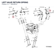 LEFT VALVE RETURN SPRING