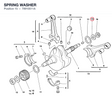SPRING WASHER 79910511A diagram position
