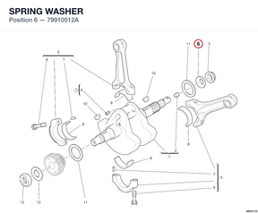 SPRING WASHER 79910512A diagram position