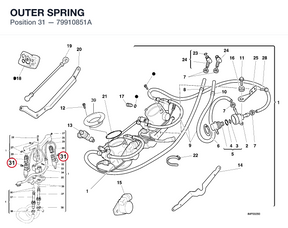 OUTER SPRING 79910851A diagram position