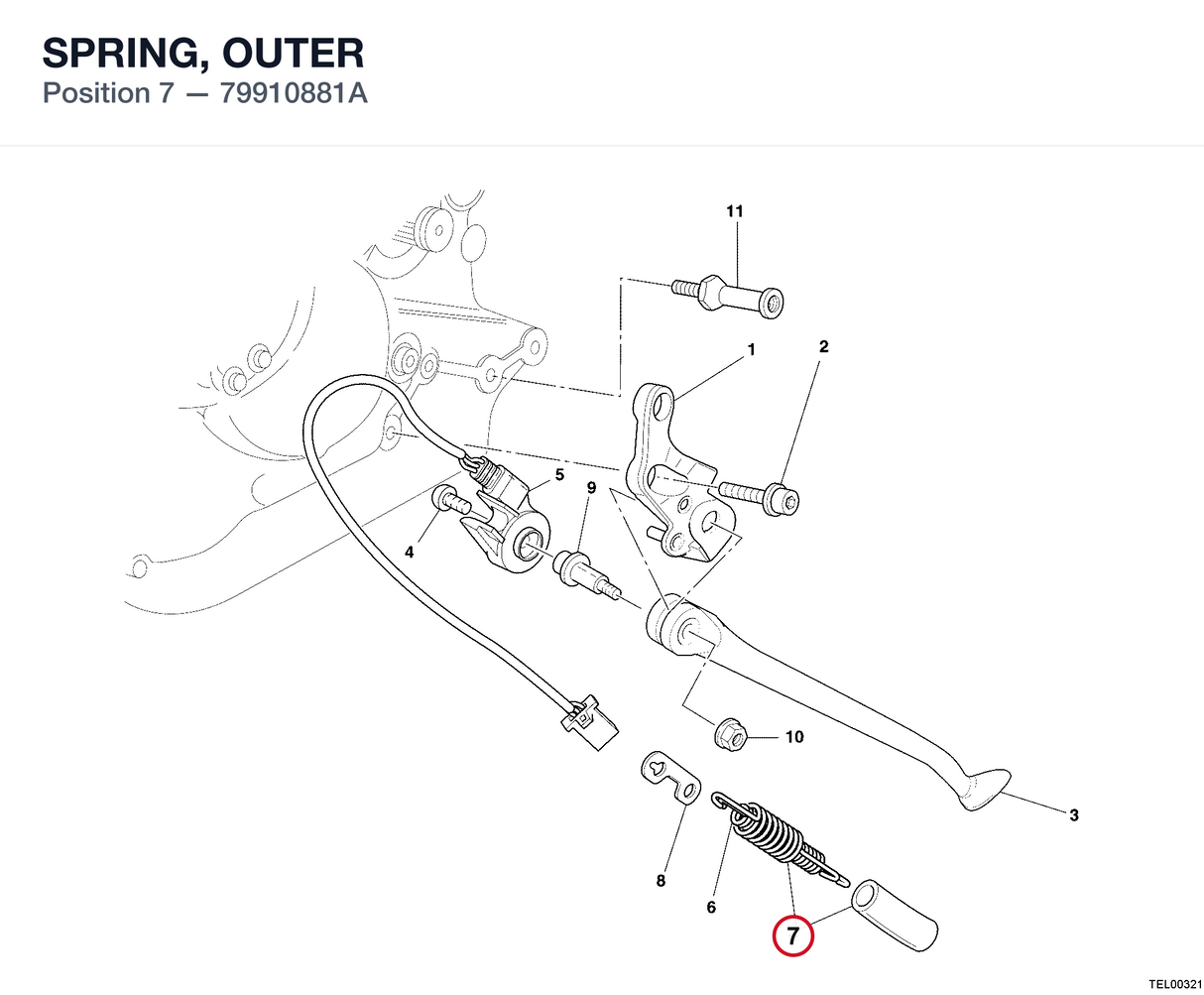 SPRING, OUTER 79910881A diagram position