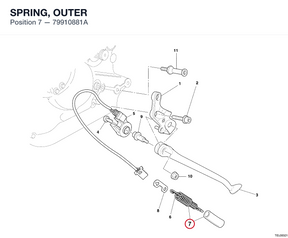 SPRING, OUTER 79910881A diagram position