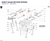 RIGHT VALVE RETURN SPRING