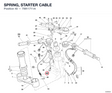 SPRING, STARTER CABLE 79911711A diagram position
