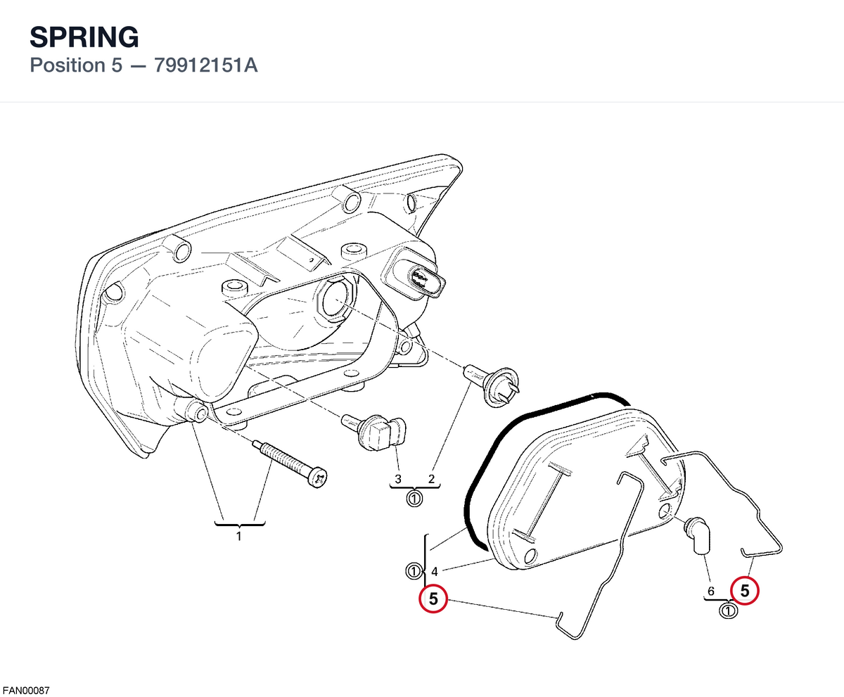 SPRING 79912151A diagram position
