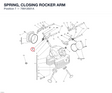 SPRING, CLOSING ROCKER ARM 79912601A diagram position