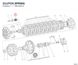 CLUTCH SPRING 79914921A diagram position