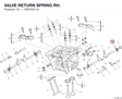 VALVE RETURN SPRING RH. 79915011A diagram position