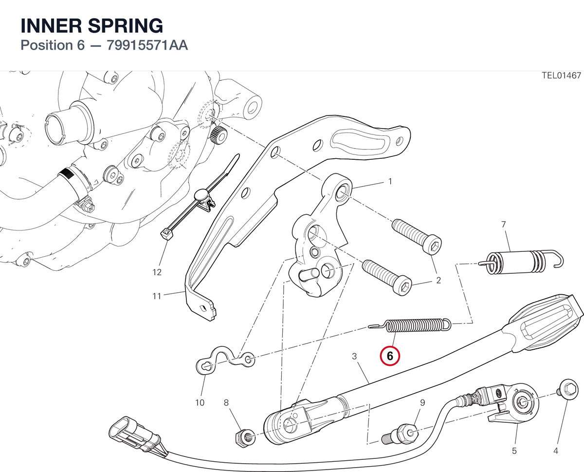 INNER SPRING 79915571AA diagram position
