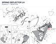 SPRING DEFLECTOR LH 79916741AA diagram position