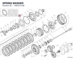 SPRING WASHER 79916771AB diagram position