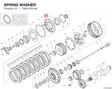 SPRING WASHER 79916781AA diagram position