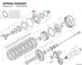 SPRING WASHER 79916781AA diagram position