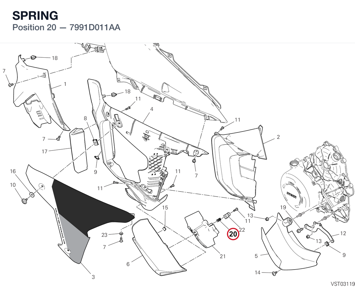 SPRING 7991D011AA diagram position