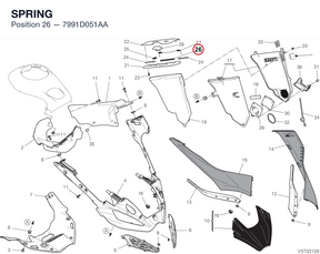 SPRING 7991D051AA diagram position