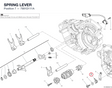 SPRING LEVER 7991D111A diagram position