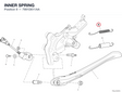 INNER SPRING 7991D611AA diagram position