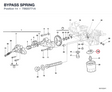 BYPASS SPRING 79920771A diagram position