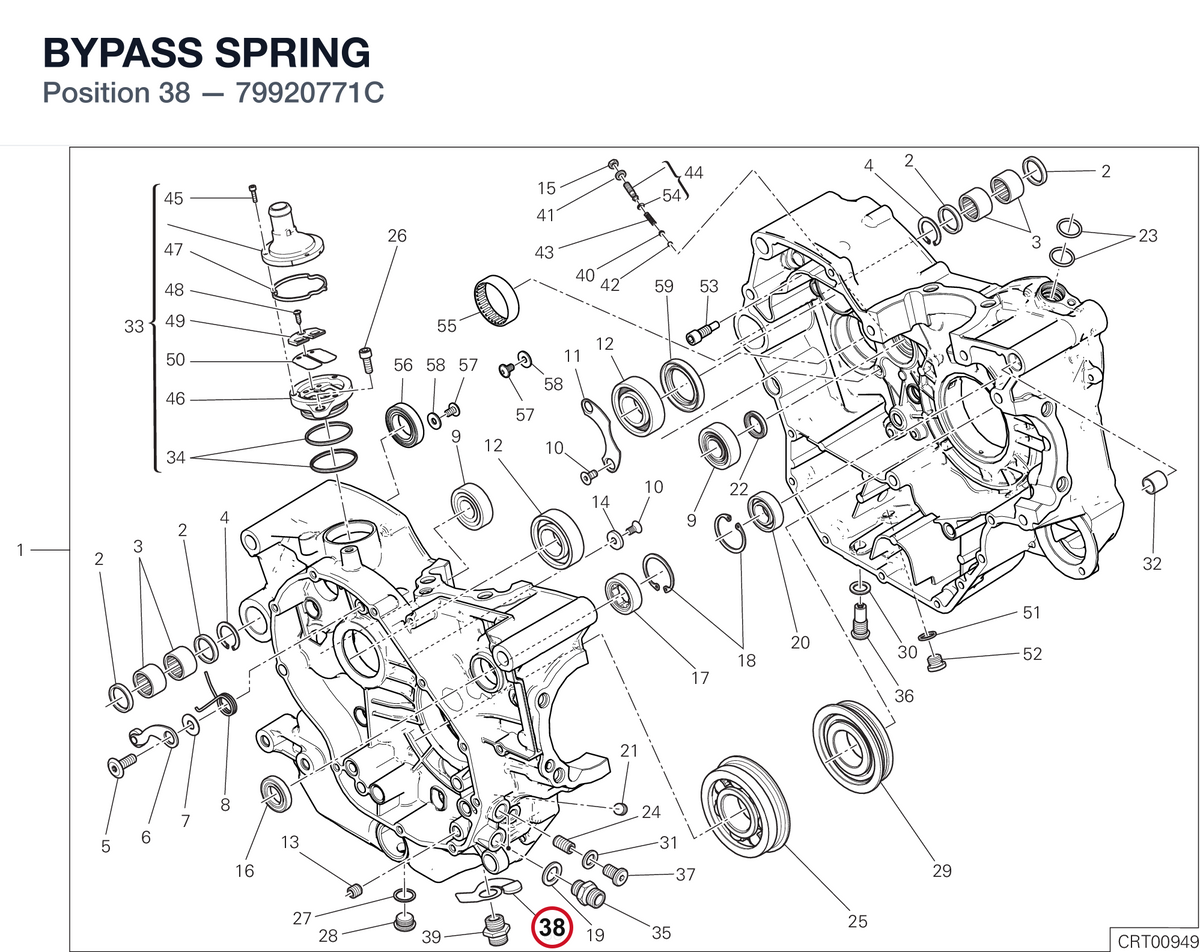 BYPASS SPRING 79920771C diagram position