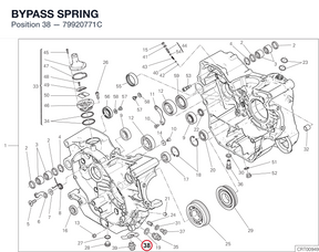 BYPASS SPRING 79920771C diagram position