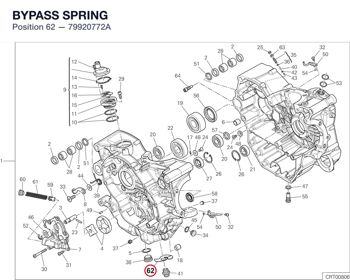 BYPASS SPRING 79920772A diagram position